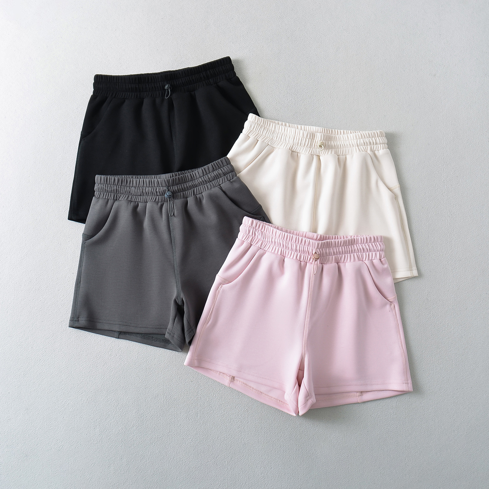 Picture of 2024 Summer New Elastic Basic Yoga Loose Straight Sports Shorts Women's Hot Girls High Waist Shorts