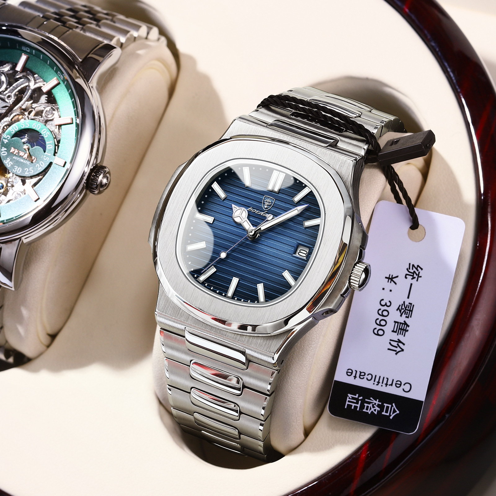 Picture of Swiss brand waterproof luminous new men's watch men's ultra-thin quartz watch live foreign trade explosions a generation of hair