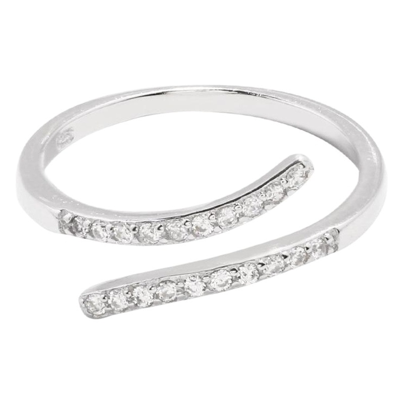 Hot selling new open niche design ring female Korean fashion online Red personality simple index finger ring student temperament