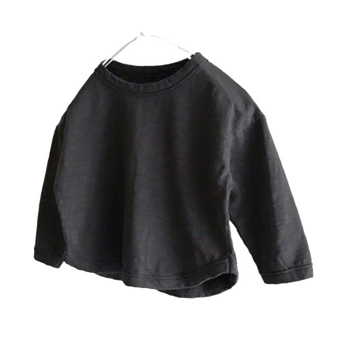 Picture of Autumn Boys' Long-Sleeve T-Shirt Bamboo Cotton Children's Top A-Class Solid Color Round Neck Girls' Base Shirt Baby Toddler