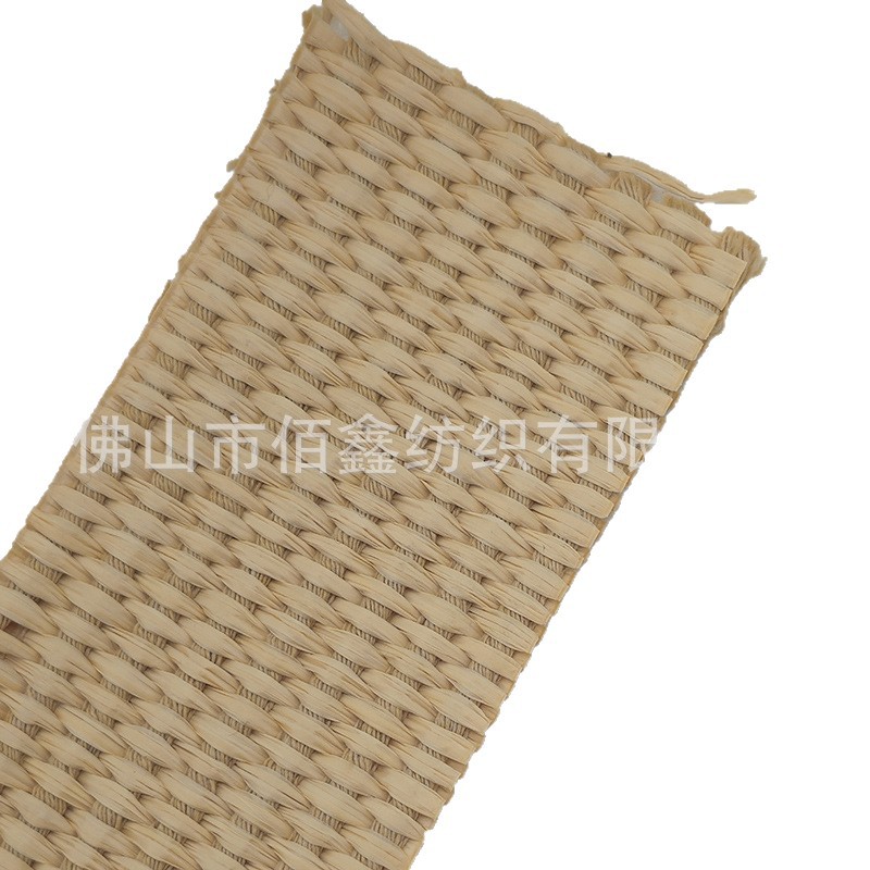 Picture of Spot Natural Pp Straw Paper Imitation Raffia Woven Environmentally Friendly Cool Straw Mat Outdoor Beach Luggage Shoe Material DIY Handmade Hat
