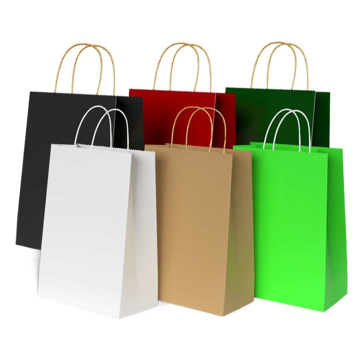 Brown Packing Paper Satchel Takeaway Bag Wholesale Paper Handbag Catering Packaging Bag Gift Paper Bag with Logo Printing