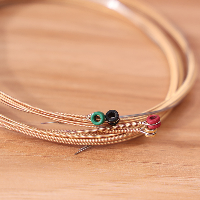 Picture of Guitar Strings Electric Guitar 16052 Brass Set Coated Phosphor Copper Classical Musical Instrument Guitar Acoustic Guitar Strings
