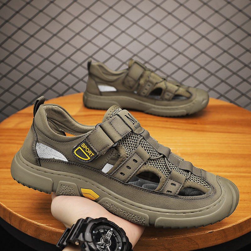 Foreign Trade Wholesale Wading Shoes Summer Fashion Trend Casual Men's Shoes Outdoor Walking Soft Sole Comfortable Breathable Beach Shoes