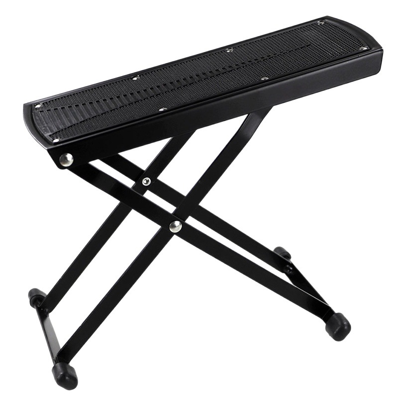 Picture of Guitar Footrest Thickeneded 6-Speed Adjustable Guitar Footrest Foldableing Folk Guitar Playing Footrest Footrest