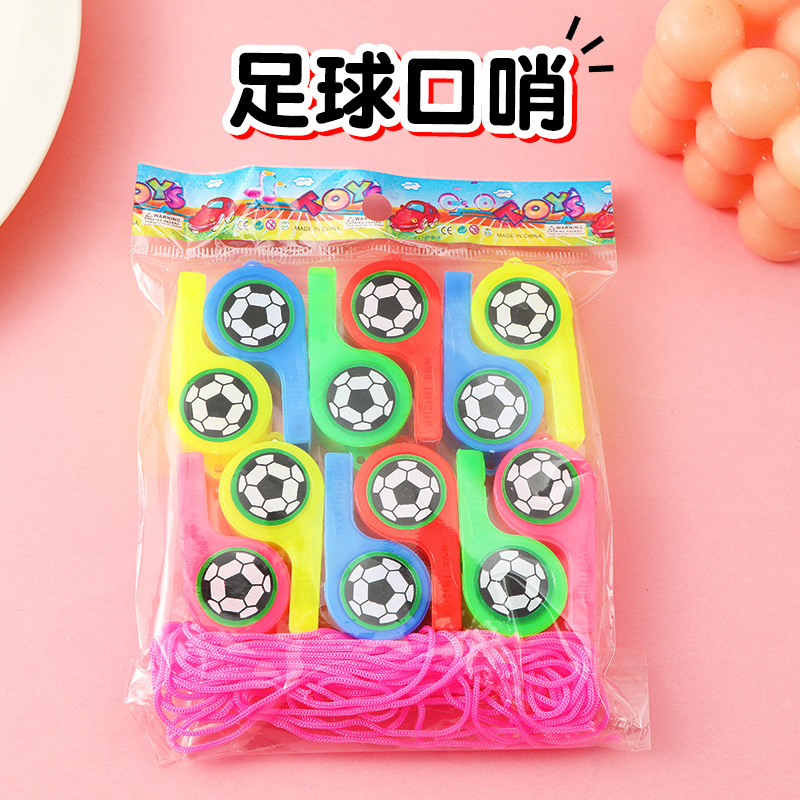 Picture of World Cup Football Whistle Plastic Smiley Whistle Referee Whistle Children's Gift Booster Props Stall Toys