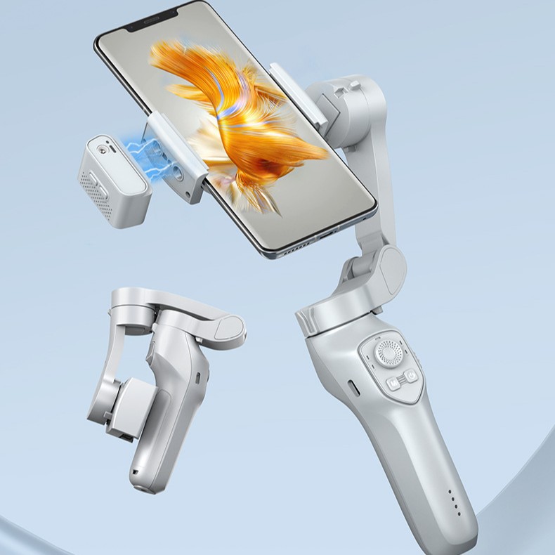 Picture of L7Cpro Mobile Phone Gimbal Three-Axis Stabilizer Face Tracking Anti-Shake Photography Live Shooting Gimbal Tracking Artifact