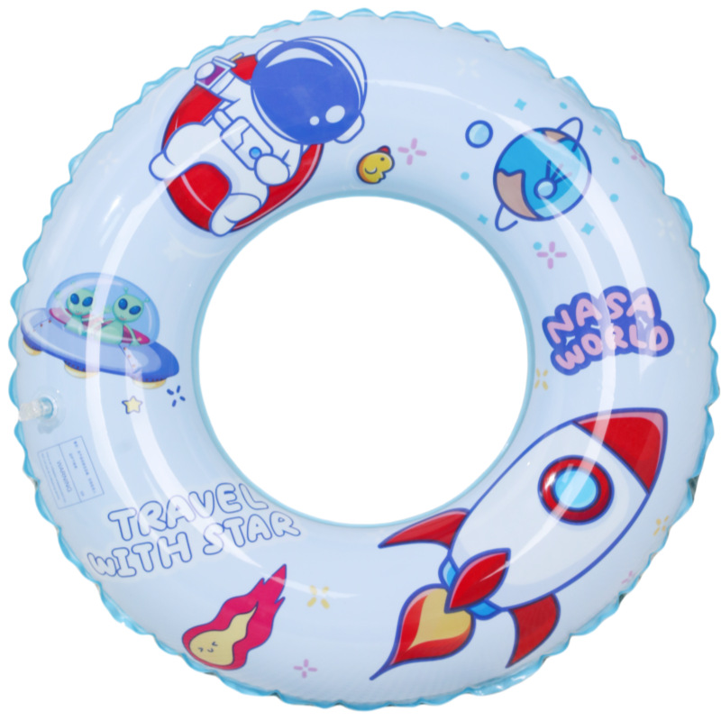Picture of Factory wholesale 50-90# swimming ring thickened children inflatable swimming ring thickened double airbag swimming ring bubble swimming ring