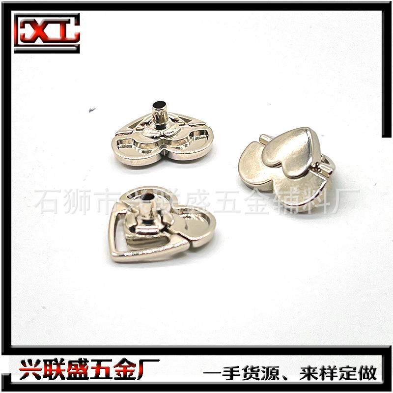 Zinc alloy button fashion two-piece snap button movable electroplated button high-end snap button