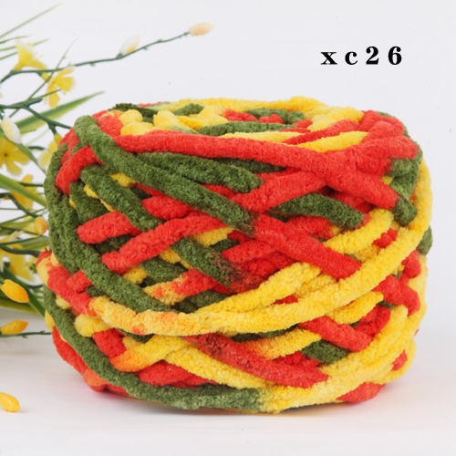 Picture of 0.1kg Ice Yarn Thick Wool Wholesale Single-Strand Knitting Handmade Yarn Icelandic Yarn Hand-Knitted Scarf Yarn Baby Yarn