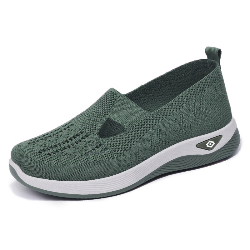 Picture of Shoes Women's Cross-border plus size Women's Shoes Soft Sole Not Tired Feet Slip-on Mother Shoes Mesh Breathable Old Beijing Cloth Shoes