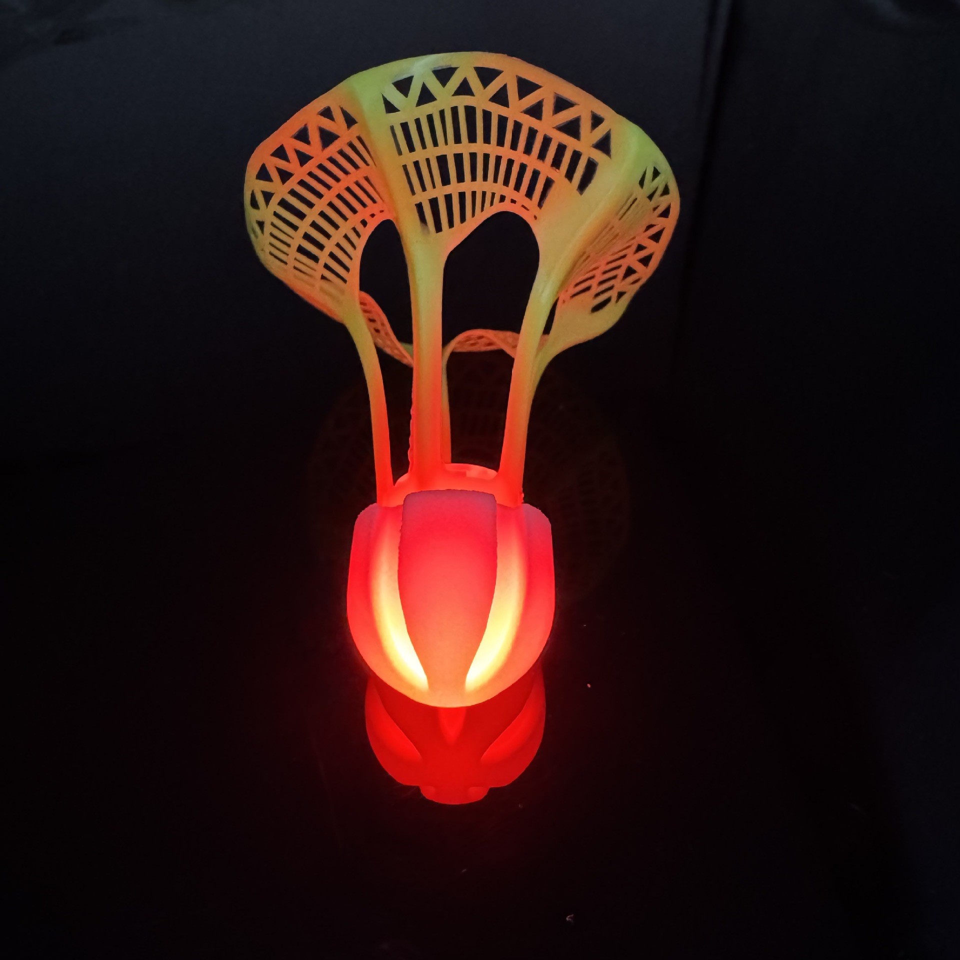 Picture of Luminous Windproof Cut Out Luminous Badminton Ball, Super Durable and Unbreakable, Outdoor Bright Plastic Nylon Ball with Light, Windproof