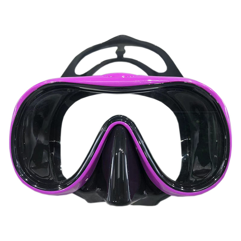 Picture of New diving goggles large frame HD adult snorkeling mirror tempered glass liquid silicone mask diving equipment
