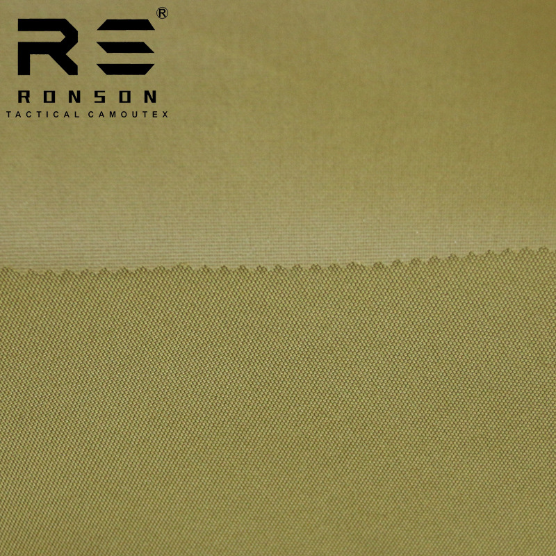 Picture of Rongsheng Factory in stock 1000D Polyester Vacated Silk khaki Fabric Wear Resistant High Strength Waterproof PU Oxford Cloth