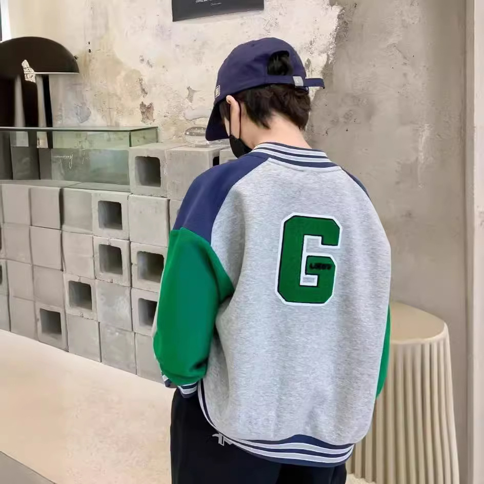Picture of Children's Baseball Suit 2024 Spring New Boys' Coat Top Girls' Spring Jacket Baby Clothes Spring and Autumn Clothes