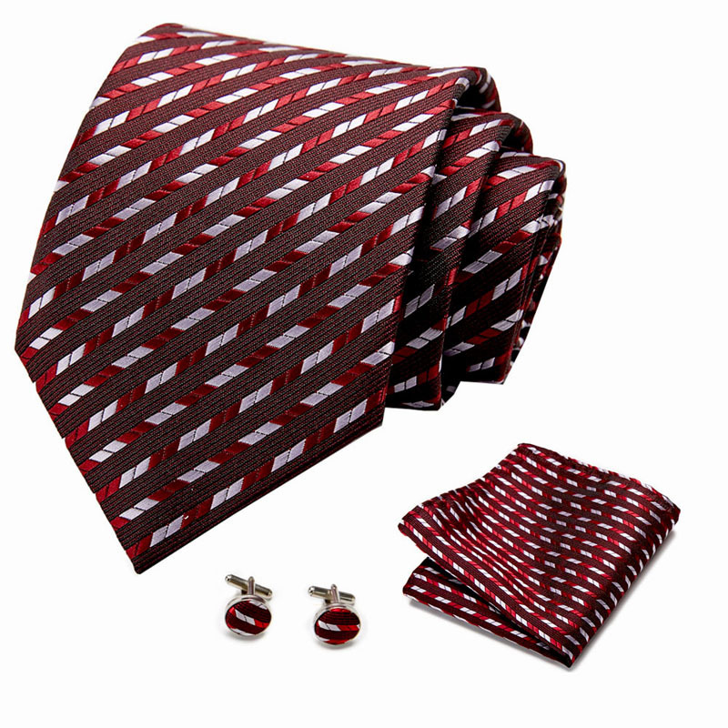 Picture of New Tie in Stock Cross-Border Hot Selling Tie Manufacturer Business Men's Formal Tie Set Ready-Made Fashion Accessories