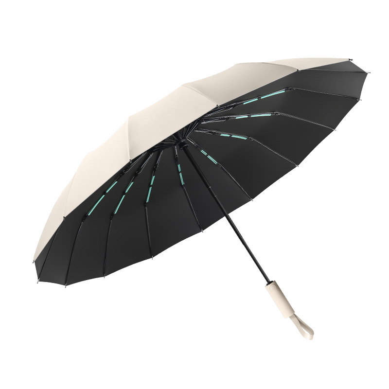 Picture of Fully Automatic Umbrella 32 Ribs, Rain or Shine, Sun Protection, Uv Protection, Foldableable Sunshade Umbrella for Men and Women, Gift Wholesale