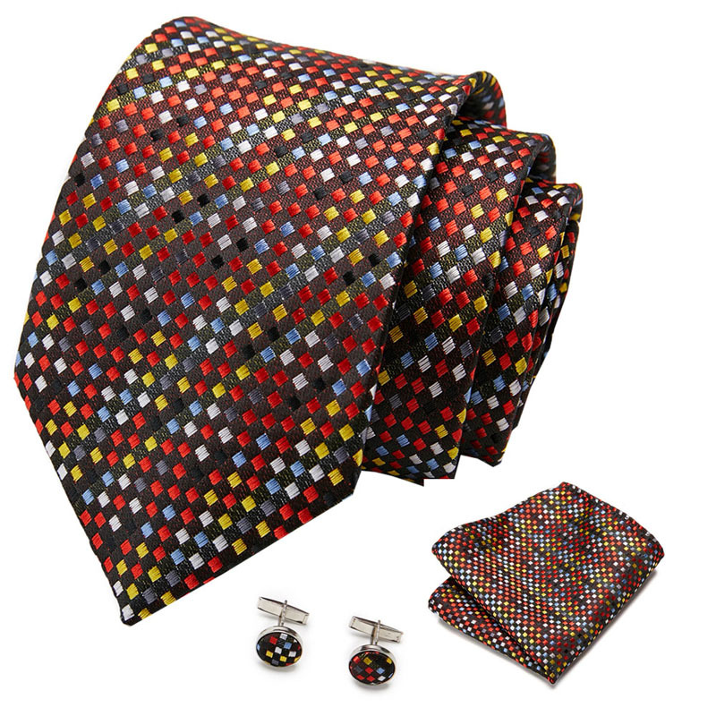 Picture of New Tie in Stock Cross-Border Hot Selling Tie Manufacturer Business Men's Formal Tie Set Ready-Made Fashion Accessories