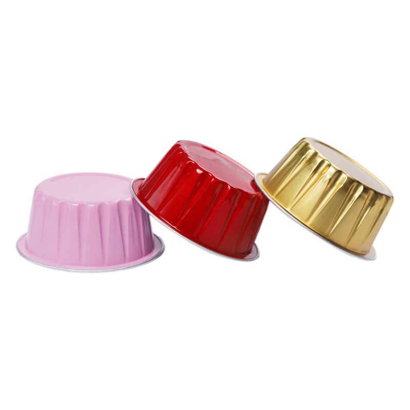 Disposable Pudding Cup Caramel Bretin Paper Bowl Dessert Cake Aluminum Foil Baking Cup Dafu Snow Mei Niang Packaging Box
