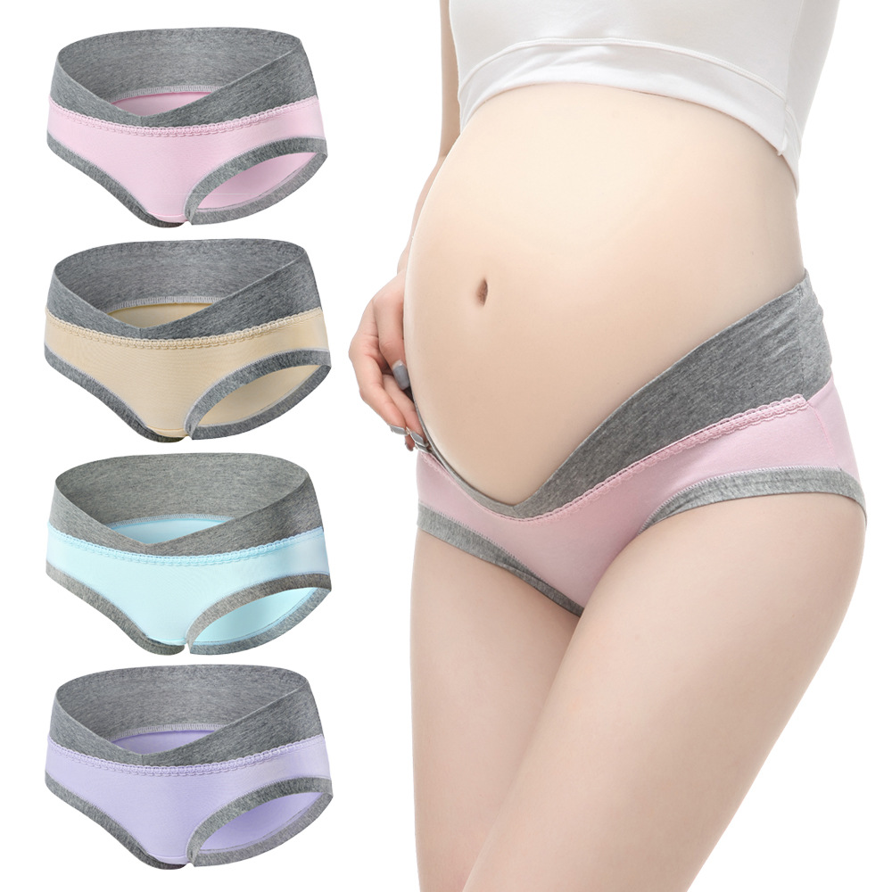 Women's Underwear Large Size Pregnant Women's Underwear Cotton Low Waist Pants Seamless Maternal Briefs Sexy Underwear Cotton