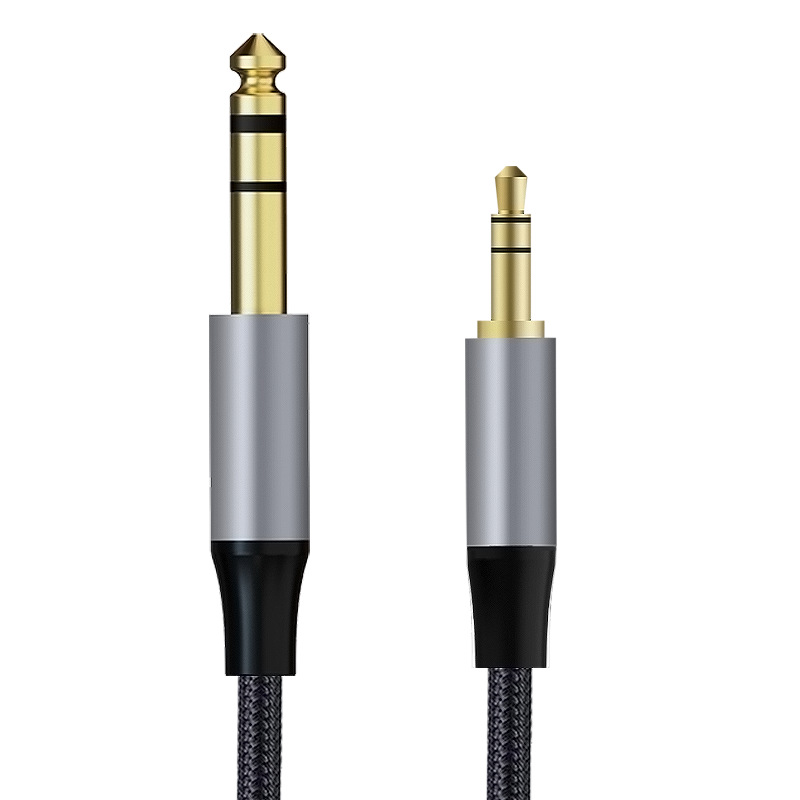 Picture of 3.5 to 6.5 Male-To-Male Audio Cable Mobile Phone Computer Amplifier Mixer Notebook 6.35 Guitar Cable