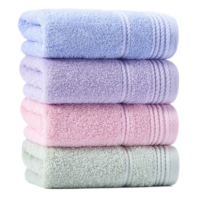 Jialiya Towel Wholesale E0117 Adult Household Absorbent Face Washcloth Thickeneded Cotton Towel Return Gift Wholesale