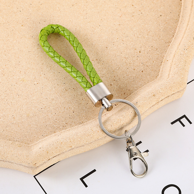Picture of Carefully Selected Cross-Border Leather Rope Keychain Pendant Car Keychain Pendant Metal Accessories Jewelry Small Gifts Wholesale