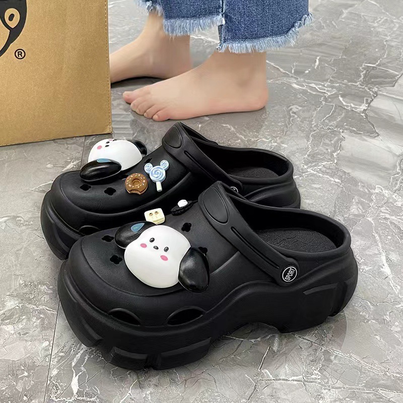 Picture of Baotou EVA hole shoes in 2025 new fashion and versatility student comfortable and casual two-wear non-slip slippers for women's summer