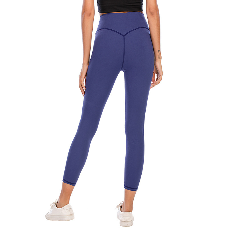 Picture of Double-sided Scrub Naked Sense No T-line Fitness Sports Pants Running Tight Pants High Waist Hip Yoga Pants for Women