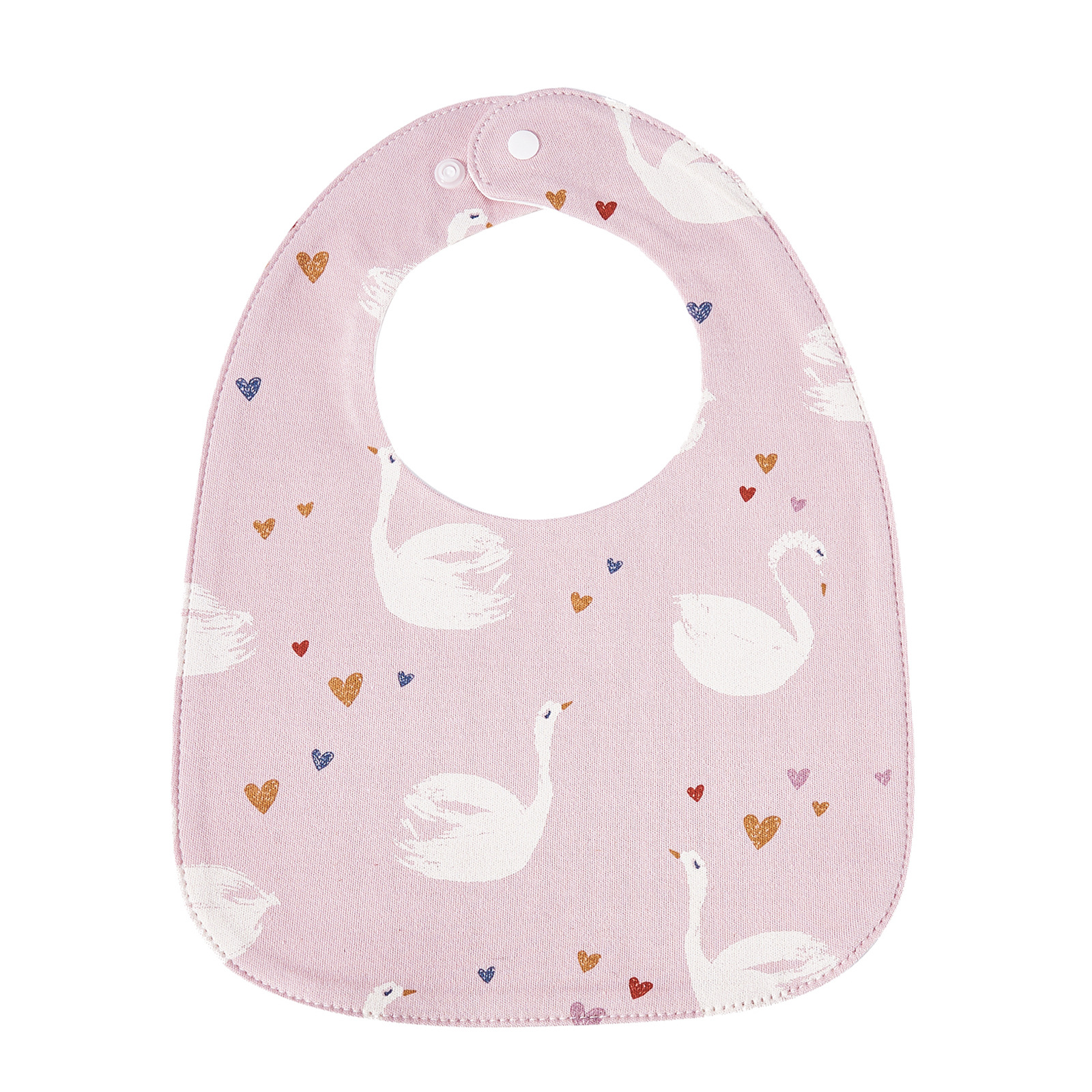 Picture of Yinmei baby waterproof bib U-shaped bib children's eating bib baby pure cotton waterproof spitting milk bib
