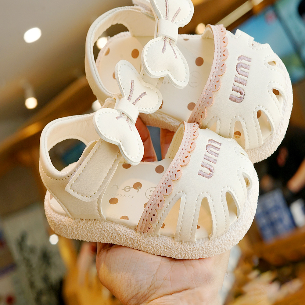Toddler Shoes Summer Sandals Beginner Baby Girl Shoes 1-2 Years Old Baby Shoes Soft Sole Non-slip Little Princess