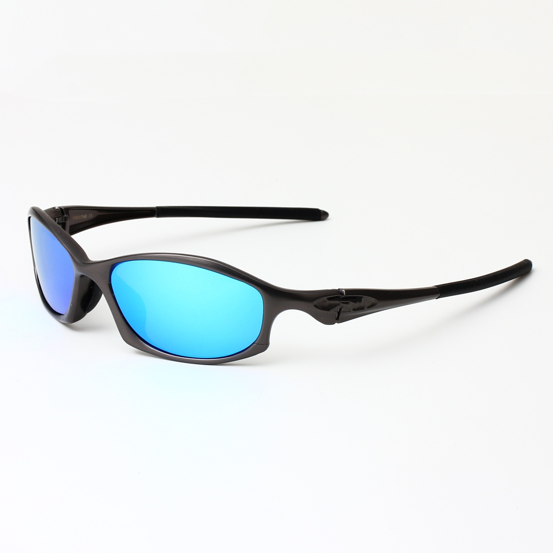 New outdoor sports riding polarized sunglasses men and women retro zinc alloy sunglasses