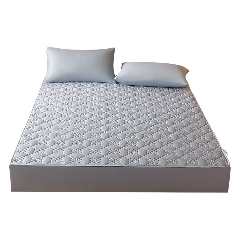New fitted sheet quilted one-piece Simmons mattress bed sheet protective cover bedspread student dormitory fitted sheet three-piece set