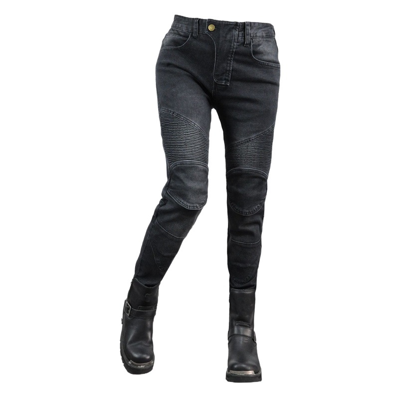 VOLERO motorcycle jeans women's motorcycle racing cycling pants retro stretch anti-fall pants standard protective gear