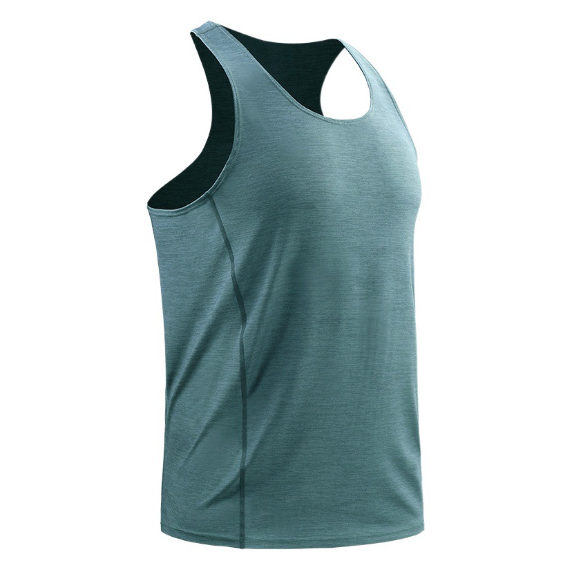 Summer Loose Breathable Bodybuilding Sports Vest Men's Training Quick-drying Fitness Clothes Sleeveless T-shirt Basketball Training Top