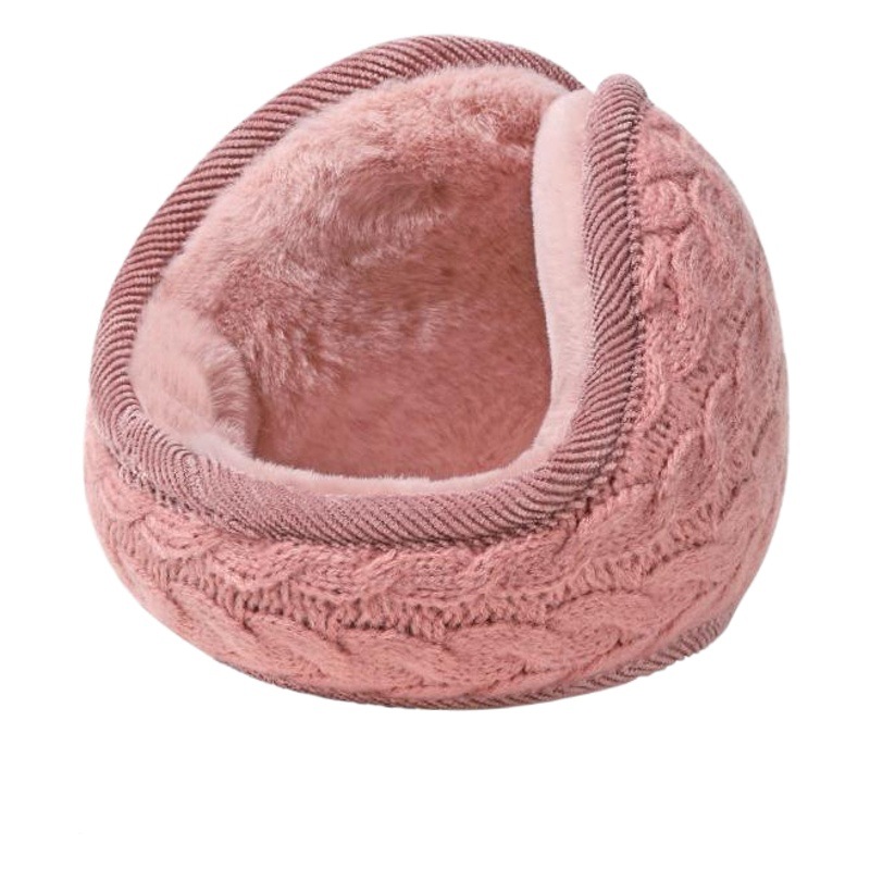 Winter Hot-Selling Foldableable Back-Worn Knitted Twisted Earmuffs, Warm and Fashionable New Earmuffs for Autumn and Winter
