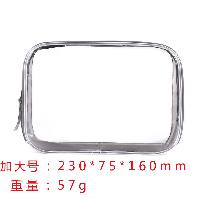Picture of Transparent Cosmetic Bag Pvc Voltage Waterproof Travel Storage Bag Large Capacity Toiletry Pvc Bag Stereo Cosmetic Bag