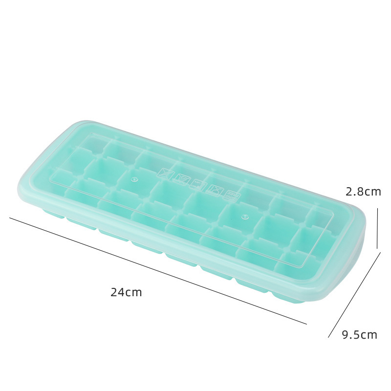 Picture of Ice cube mold commercial creative ice storage box with lid Ice Cube artifact large capacity ice making container Ice Cube mold
