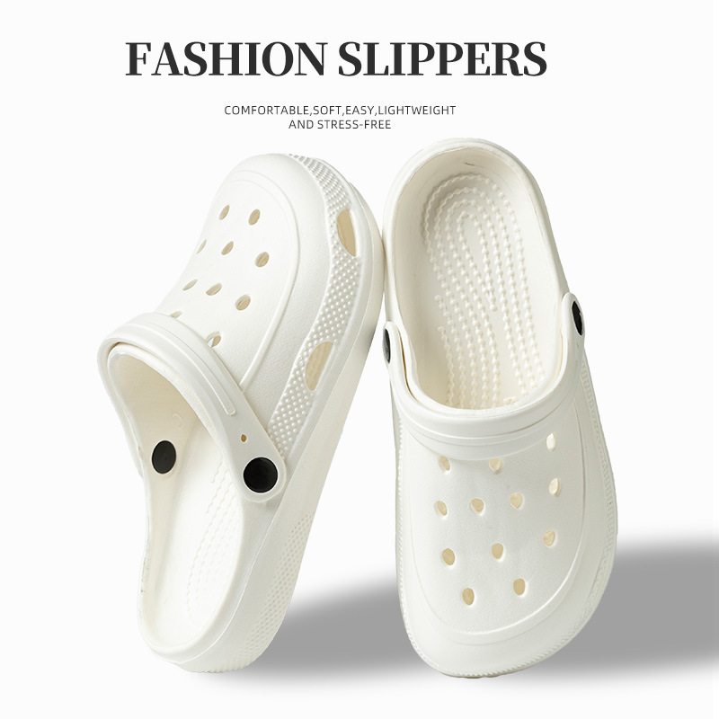 Hole Shoes Women's Outer Wear Slippers Women's Summer Home Shoes Women's Couple EVA Slippers Men's Shoes Sandals Women's Shoes Wholesale