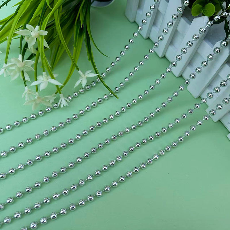 Picture of Acrylic bead curtain line curtain wedding road lead crystal string wedding scene stage ceiling decoration diy door curtain partition