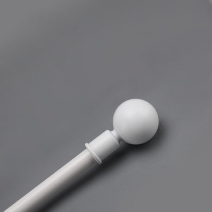 Picture of Thickened Roman Rod Single Rod Double Rod Side-mounted Top-mounted Thickened Silent Aluminum Alloy Curtain Rod Perforated Accessories Complete Set