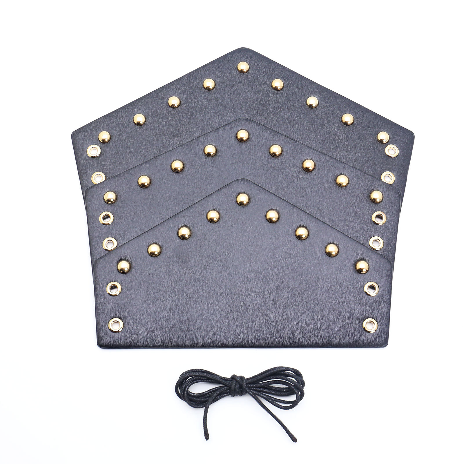 Picture of Cross-border Medieval Men's Leather Bracer Retro Punk Hand Guard Carnival cosplay Costume Accessories Arm Guard