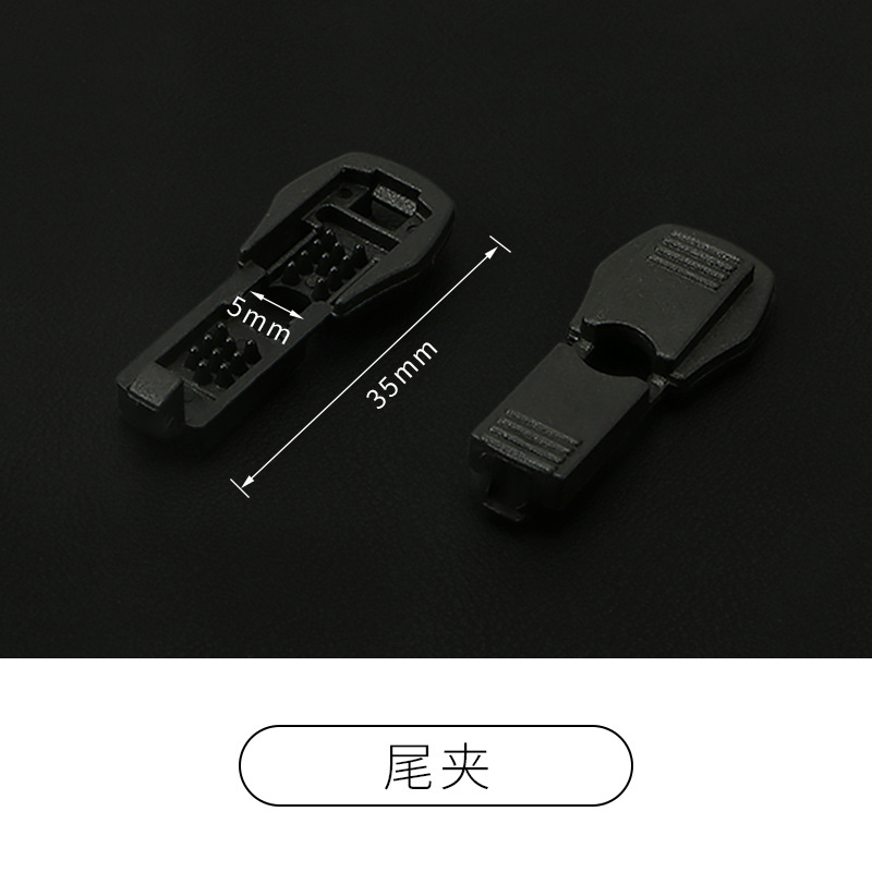 Picture of Manufacturer Plastic Adjustable Elastic Belt Spring Buckle with Rope Pig Nose Buckle Single and Double Holes Round Black Transparent Drawstring Buckle