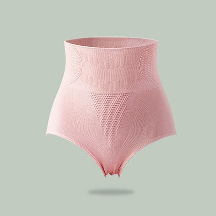 Picture of Cross-border 3D honeycomb high waist postpartum abdomen hip panties ladies triangle graphene cotton crotch M-XXL large size