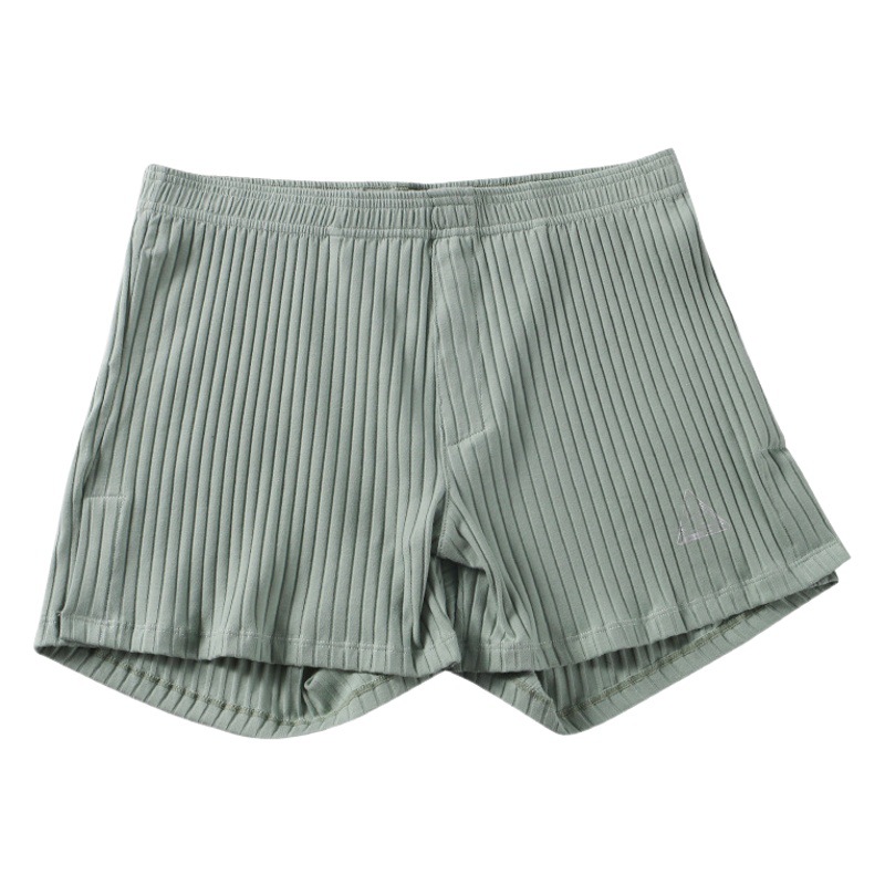Huajielong Xinjiang cotton solid color men's underwear needle-drawing boys boxers mid-waist underwear men's cotton can be used for hair shorts