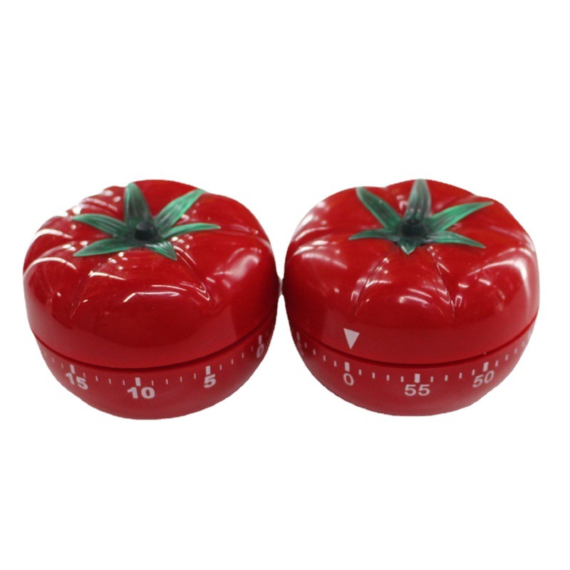 Picture of Small tomato shape mechanical timer kitchen soup timing reminder in stock wholesale large quantity Congyou