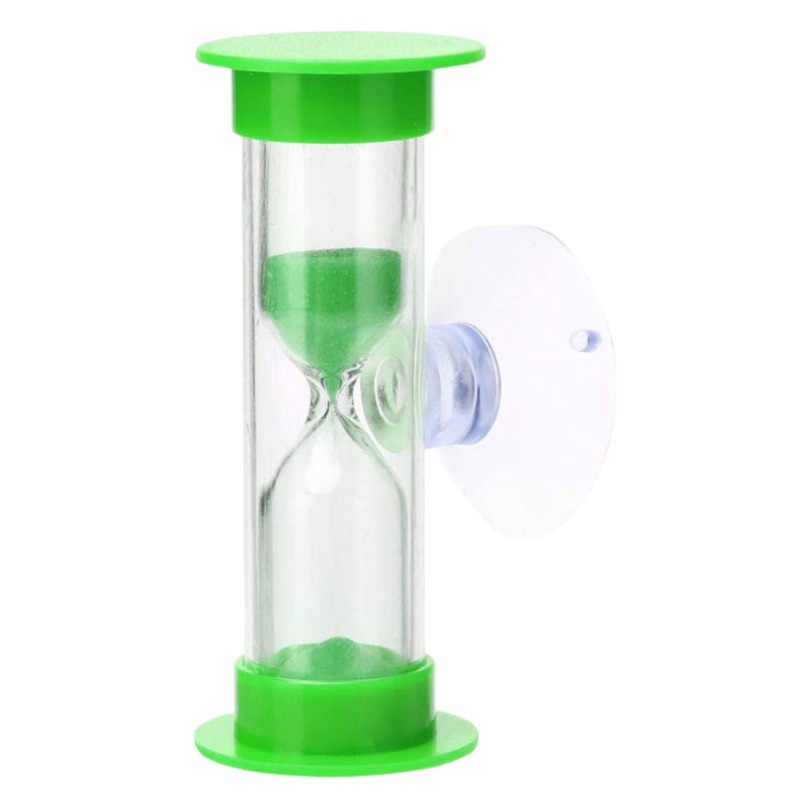 European-style suction cup hourglass rotatable 2+3 minutes timer children's brushing time reminder funnel plastic drop-resistant