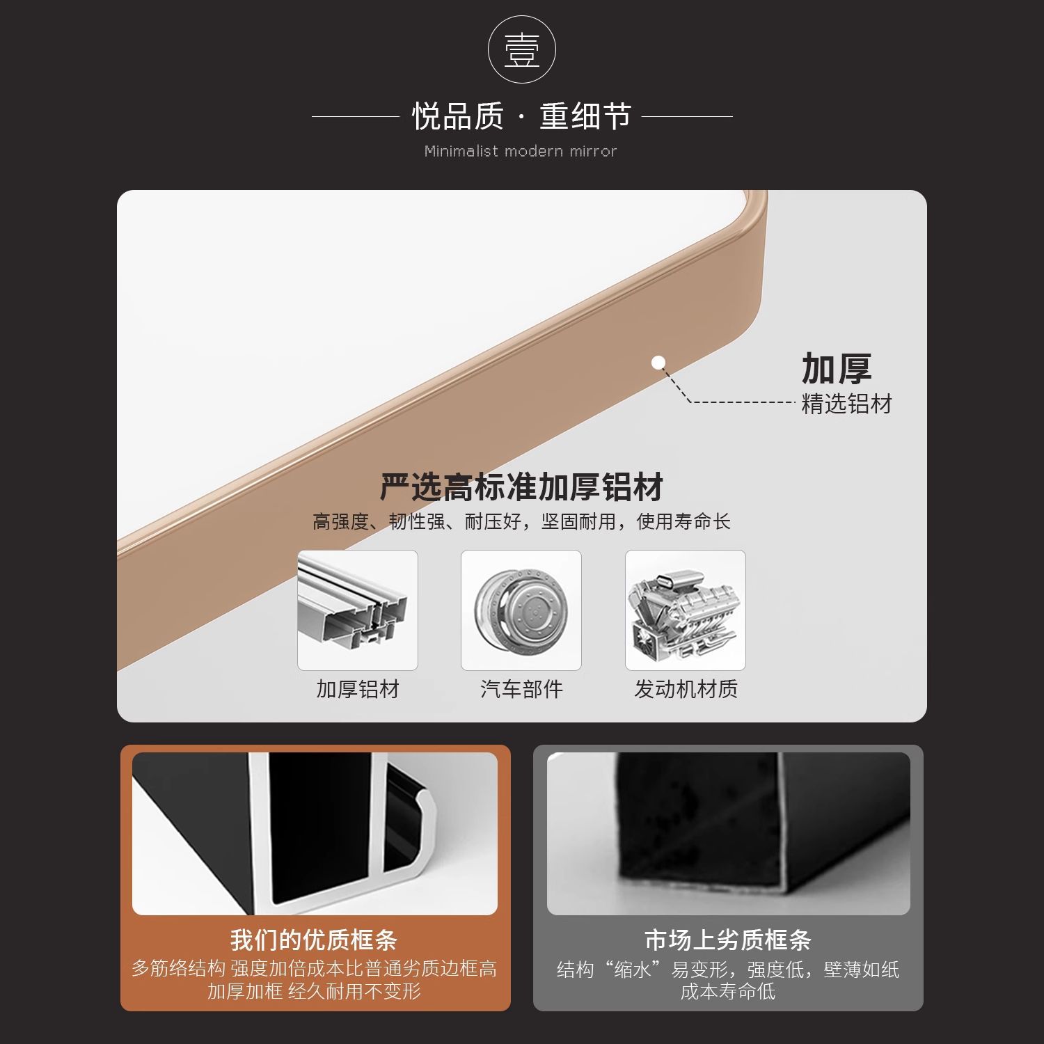 Picture of Full-Length Dressing Mirror, Beauty Mirror for Home Use, Clothing Store Special, Girls' Bedroom Fitting Mirror, Slimming and Height-Enhancing Floor Mirror