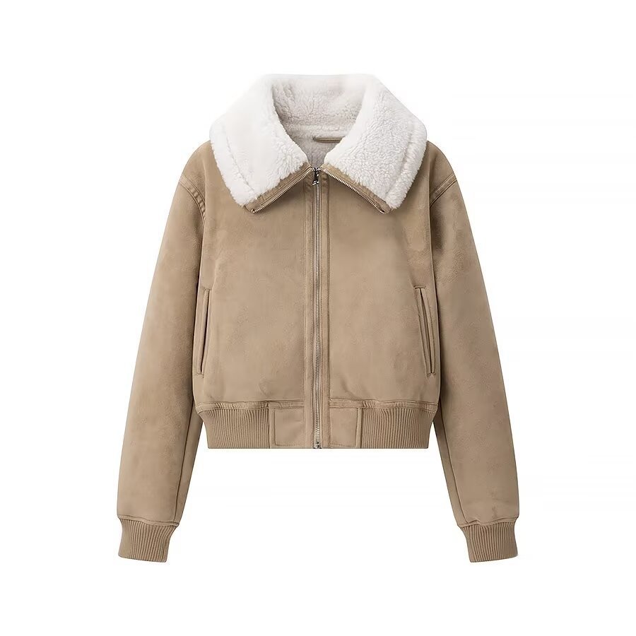 Picture of 2024 Winter New European and American Cross-border Women's Street Fashion Fur Jacket Coat 2276