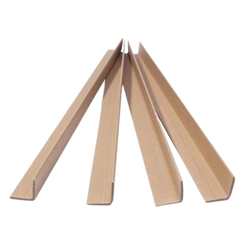 Wholesale carton thickened corner protection right angle L-shaped paper edge protection corner strip factory Transport anti-collision furniture packaging paper edge protection